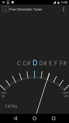 Fine Chromatic Tuner - عکس برنامه موبایلی اندروید