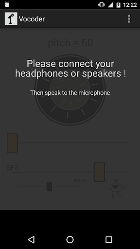 Vocoder - عکس برنامه موبایلی اندروید