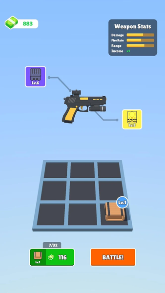 Gun Build N Run - Gameplay image of android game