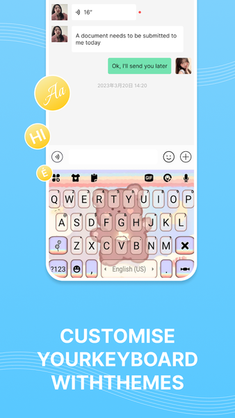 Finger Keyboard - عکس برنامه موبایلی اندروید