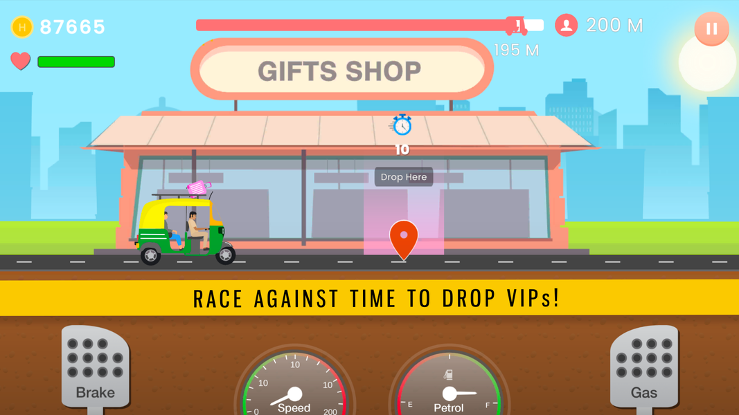 Hill Auto Climb - Drive Racing - Gameplay image of android game