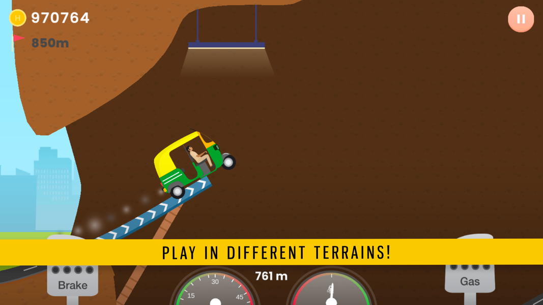 Hill Auto Climb - Drive Racing - Gameplay image of android game