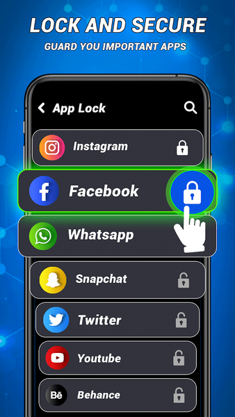 App Lock Fingerprint Lock Apps - Image screenshot of android app