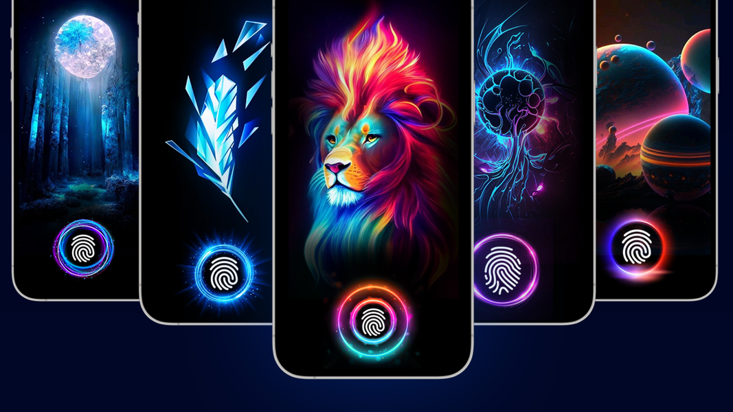 Fingerprint LIVE Lock Screen - عکس برنامه موبایلی اندروید