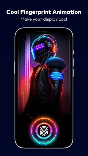 Fingerprint LIVE Lock Screen - عکس برنامه موبایلی اندروید