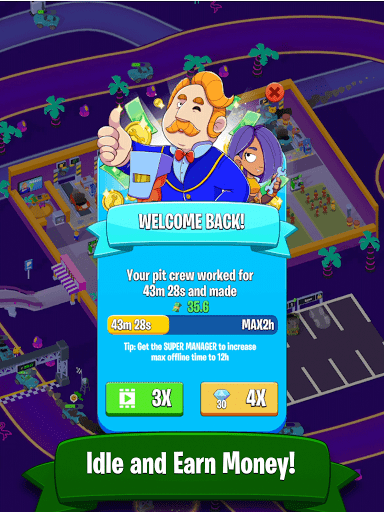 Garage Empire - Idle Tycoon - عکس بازی موبایلی اندروید