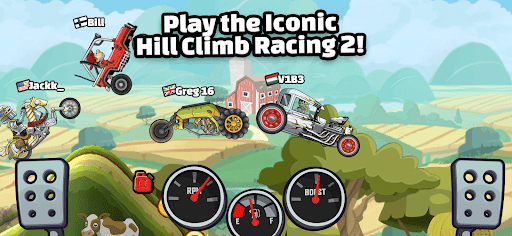 Hill Climb Racing 2 - Gameplay image of android game