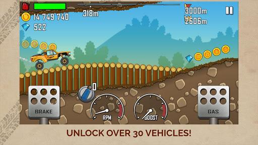 Hill Climb Racing - مسابقه ی تپه نوردی - Gameplay image of android game