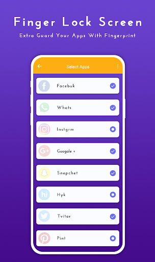 App lock : App lock fingerprint - Image screenshot of android app