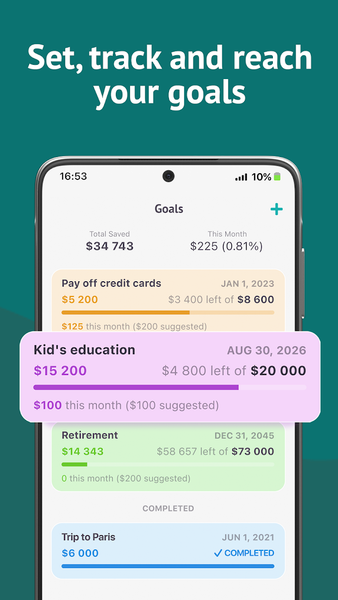 Finmatex: Budgeting & savings - عکس برنامه موبایلی اندروید
