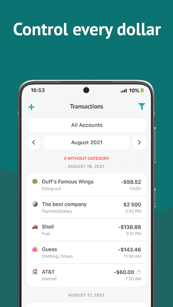 Finmatex: Budgeting & savings - عکس برنامه موبایلی اندروید