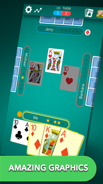 Euchre Classic Card Game - Gameplay image of android game
