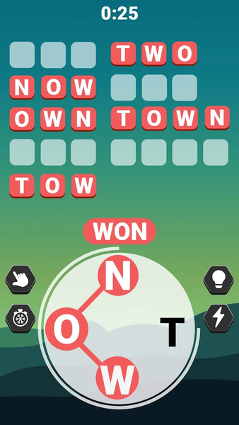 Word Line Rush - Gameplay image of android game