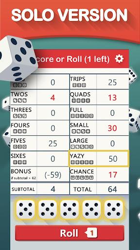 Yazy the yatzy dice game - عکس بازی موبایلی اندروید