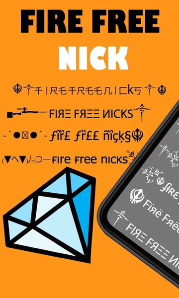 Fire Free Name Creator – Nickn - عکس برنامه موبایلی اندروید