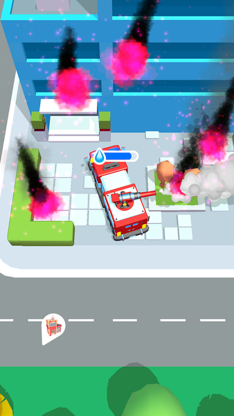 Fire idle: Fire station games - Gameplay image of android game