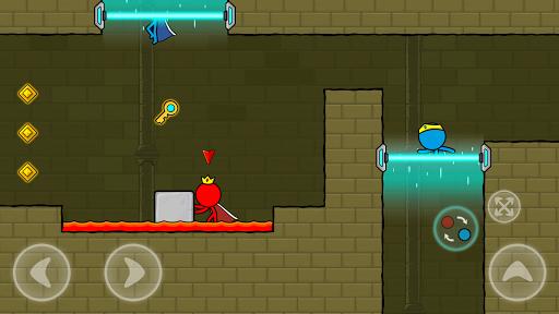 Red and Blue Stickman : Animation Parkour - عکس بازی موبایلی اندروید