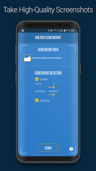 HiQ OCR Screenshot Tool - عکس برنامه موبایلی اندروید