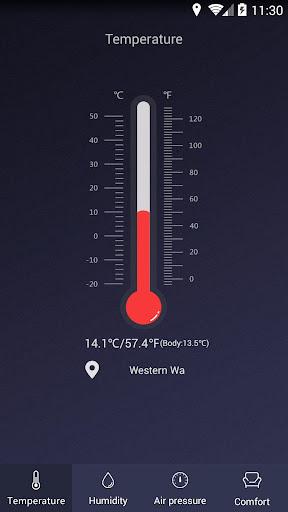Thermometer - Hygrometer - عکس برنامه موبایلی اندروید