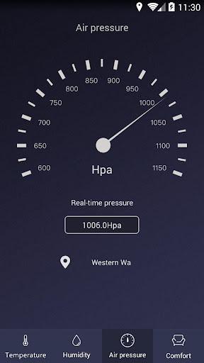 Thermometer - Hygrometer - Image screenshot of android app