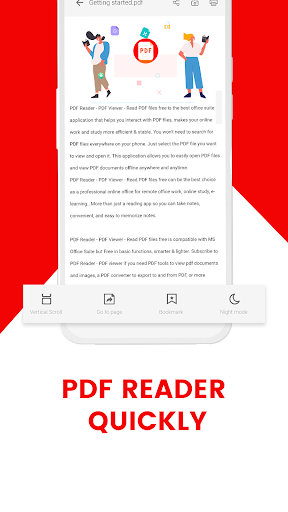 PDF Reader - PDF Viewer - PDF Converter - عکس برنامه موبایلی اندروید