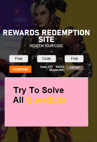 Free Redeem Code Fire - عکس بازی موبایلی اندروید
