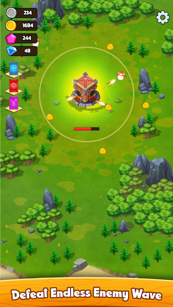 Epic Tower Idle Defense - Gameplay image of android game