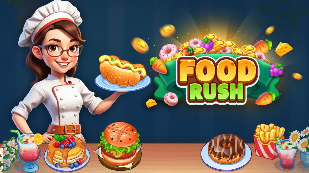 Food Rush Restaurant Game - عکس بازی موبایلی اندروید