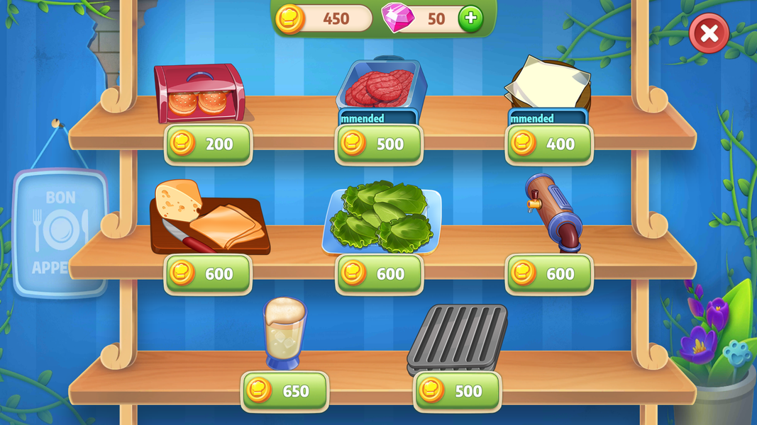 Food Rush Restaurant Games - عکس بازی موبایلی اندروید