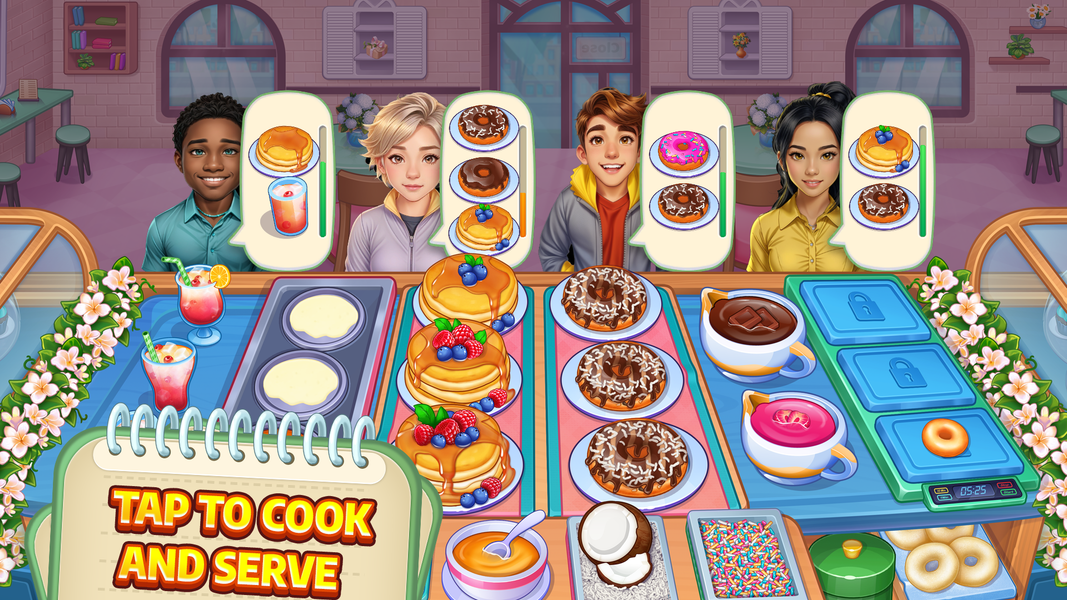 Food Rush Restaurant Games - عکس بازی موبایلی اندروید