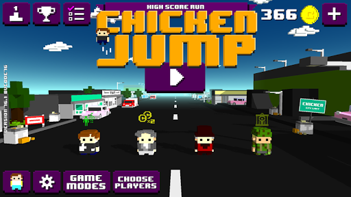 Chicken Jump - Crazy Traffic - Gameplay image of android game