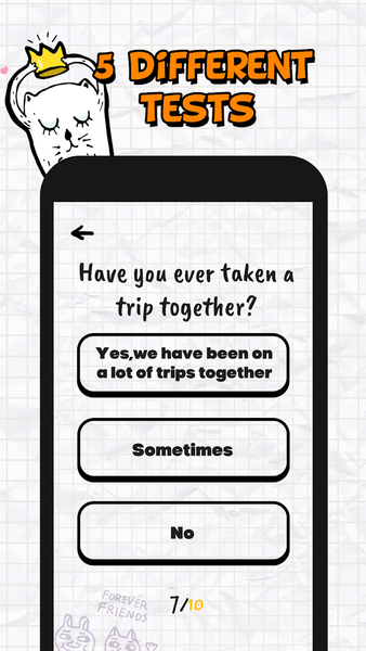 BFF Friendship Test for Fun - Image screenshot of android app