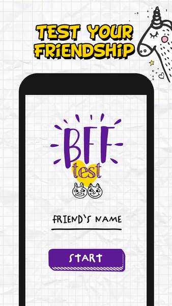 BFF Friendship Test for Fun - Image screenshot of android app