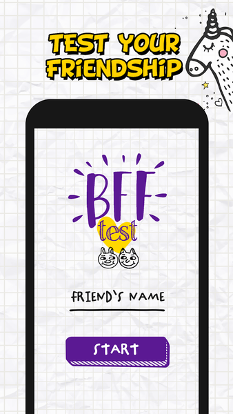 BFF Friendship Test for Fun - عکس برنامه موبایلی اندروید