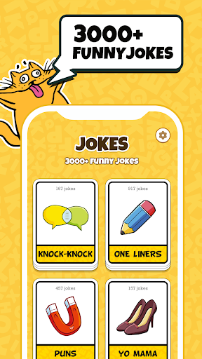 Joke Book -3000+ Funny Jokes - عکس برنامه موبایلی اندروید