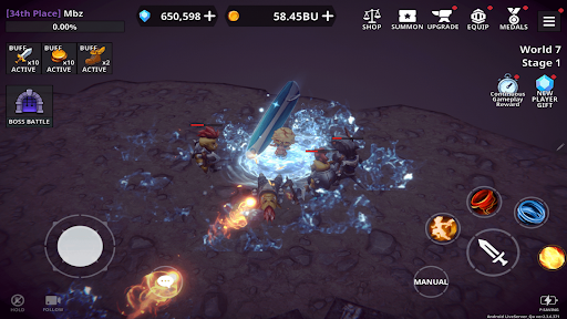 Dungeon Knight - Gameplay image of android game