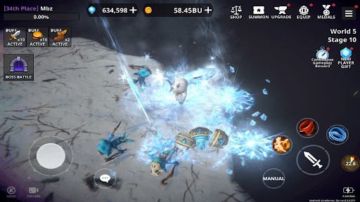 Dungeon Knight - Gameplay image of android game