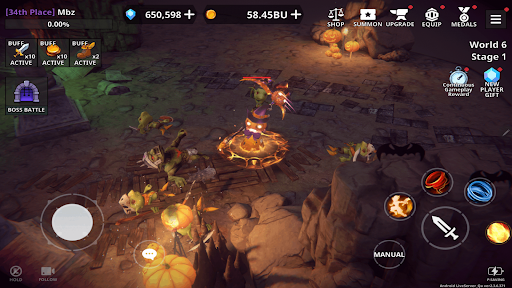 Dungeon Knight - Gameplay image of android game