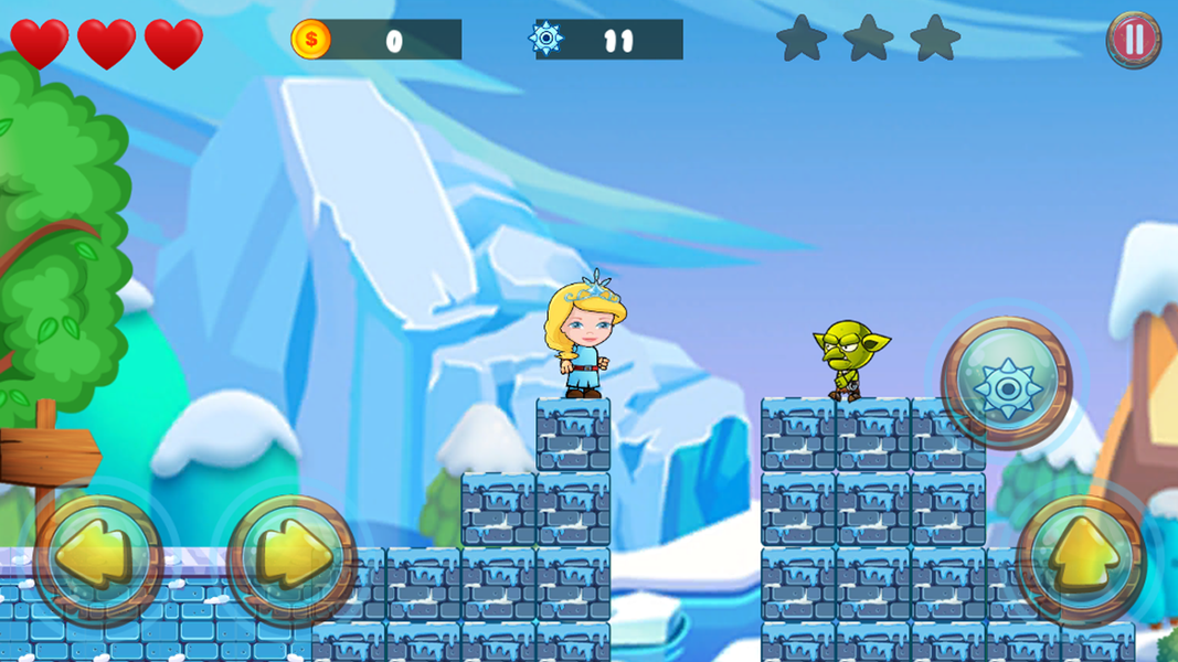 Ice Princess Winter Adventure - Gameplay image of android game