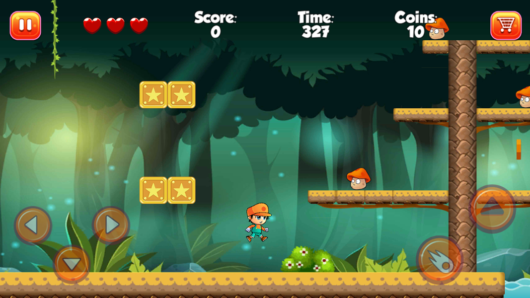 Super Rino Jungle World Advent - Gameplay image of android game