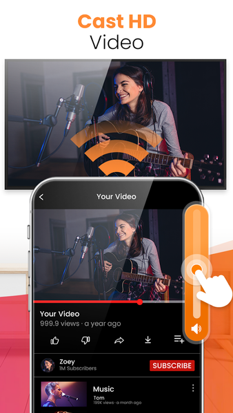 Smart TV remote control APP - Image screenshot of android app