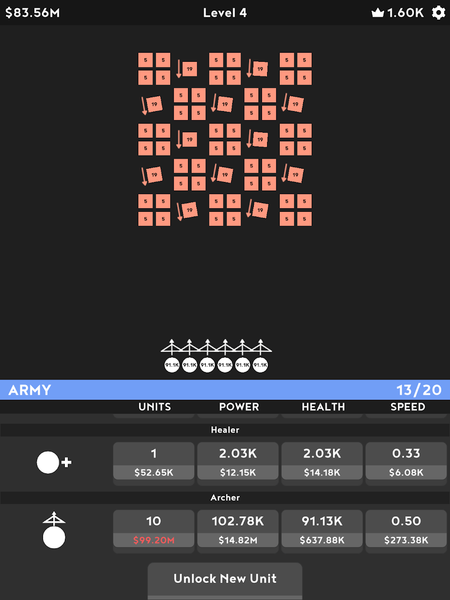 The Army - Idle Strategy Game - Gameplay image of android game