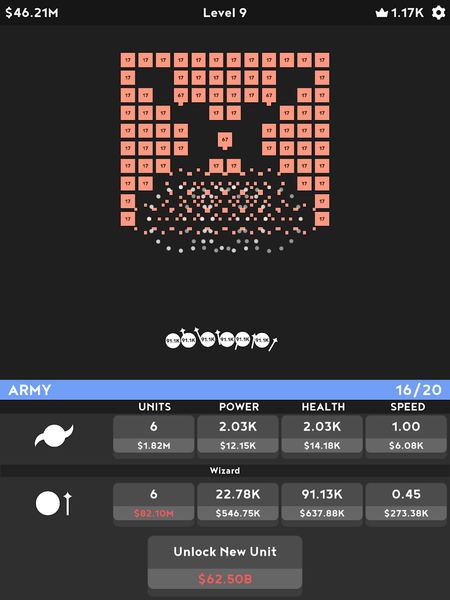 The Army - Idle Strategy Game - Gameplay image of android game