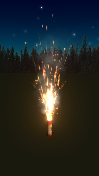 Fireworks Simulator: 3D Light - Gameplay image of android game