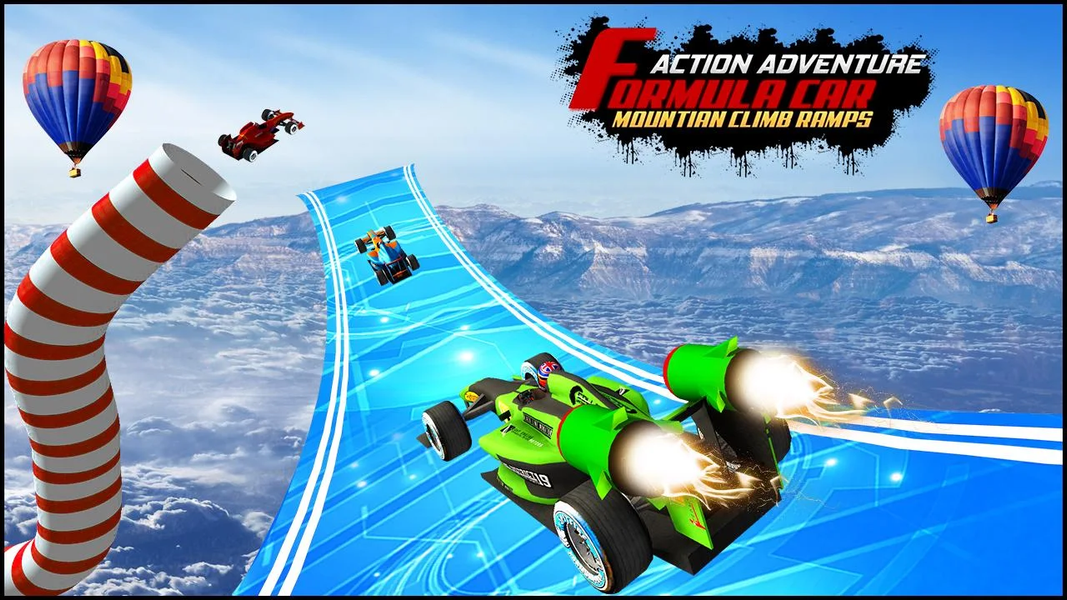 Action Adventure Formula Car M - Gameplay image of android game