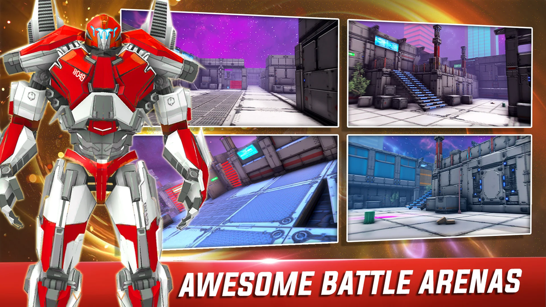 Flying Spider Hero Robot Games - Gameplay image of android game