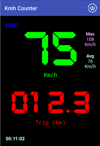 Kmh Counter (Speedometer) - عکس برنامه موبایلی اندروید