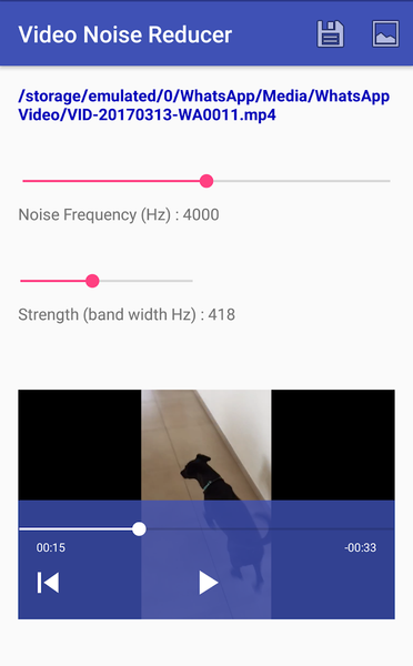 Video Noise Reducer - عکس برنامه موبایلی اندروید