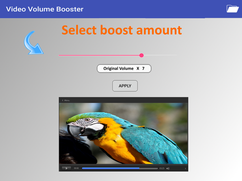 Video Volume Booster - عکس برنامه موبایلی اندروید