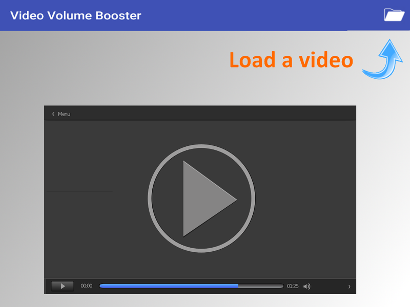 Video Volume Booster - Image screenshot of android app
